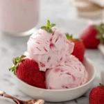 Strawberry Cottage Cheese Ice Cream