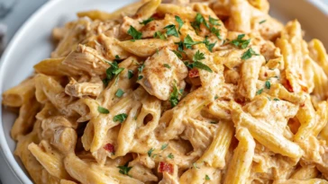 Crock Pot Creamy Cajun Chicken Pasta