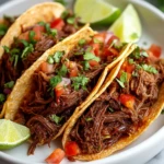 Crockpot Mexican Shredded Beef Tacos