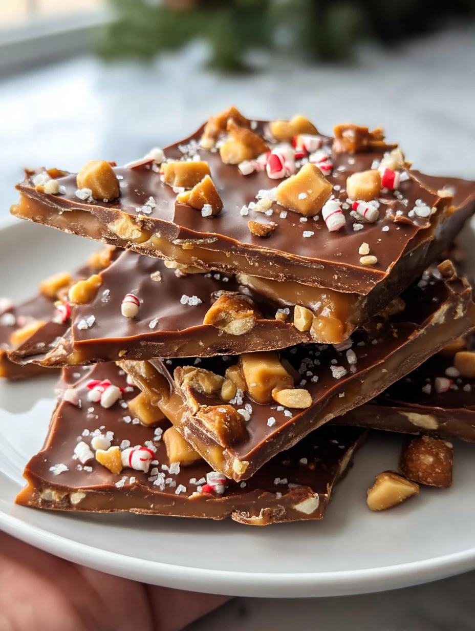 Irresistible Christmas Toffee Bark