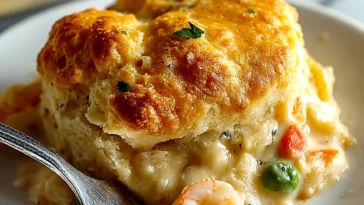 Cheddar Bay Biscuit Seafood Pot Pie