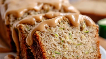 Apple Zucchini Bread with Brown Sugar Frosting