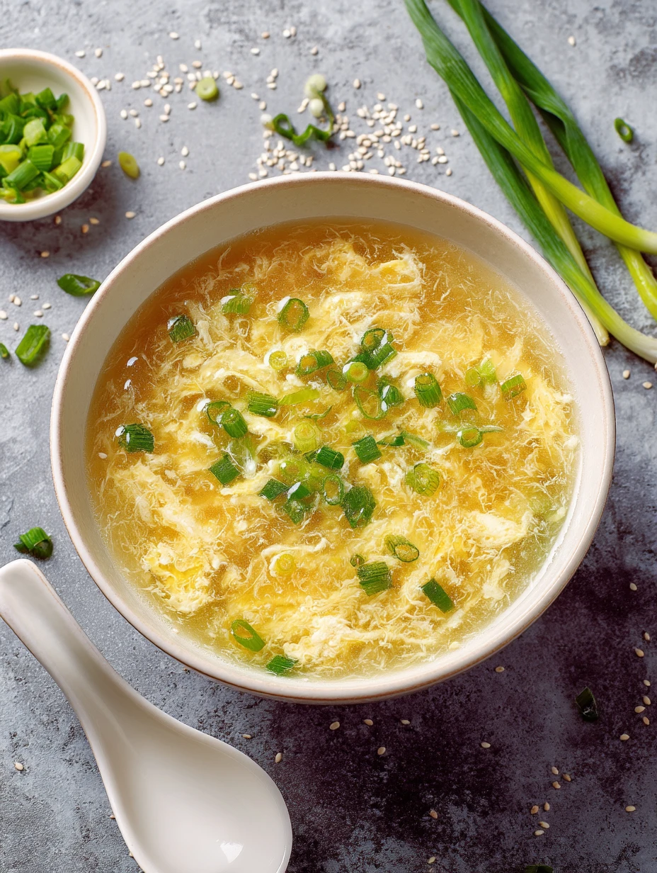 "Easy Egg Drop Soup Recipe "