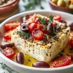 Mediterranean Baked Feta Appetizer