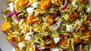 Best Fall Harvest Orzo Salad