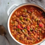 Hearty Turkey Vegetable Chili