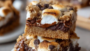 S'mores Cookie Bars