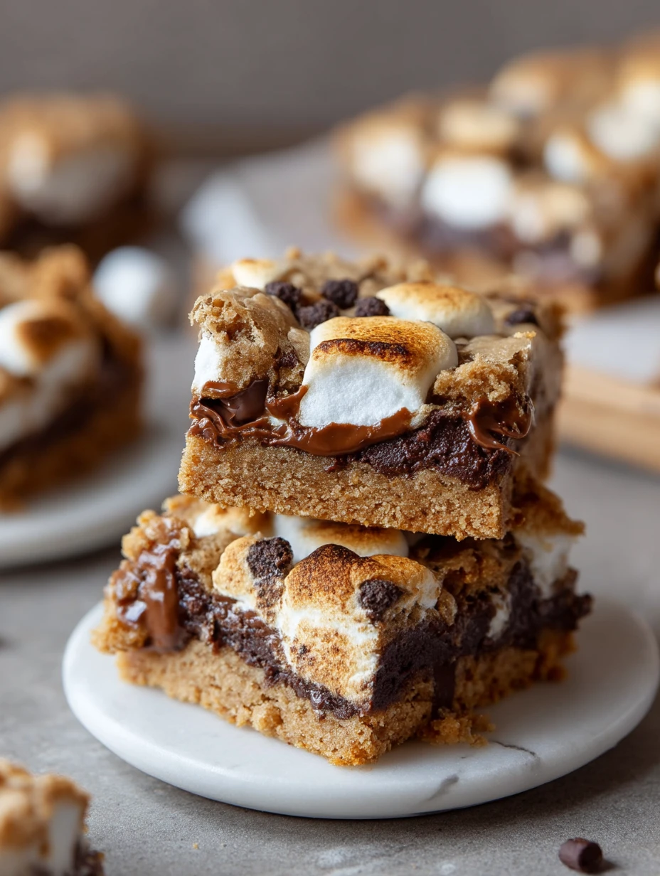S'mores Cookie Bars