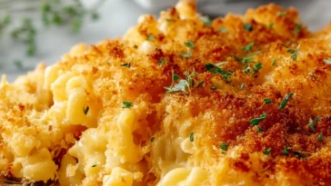 Crunchy Baked Mac and Cheese