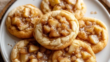 Warm and Buttery Apple Pie Cookies
