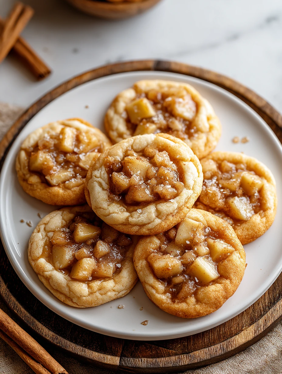 Warm and Buttery Apple Pie Cookies