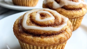 Gluten Free Dairy Free Cinnamon Roll Muffins