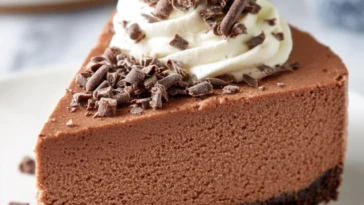 No Bake Chocolate Cheesecake