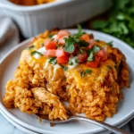 Chicken Enchilada Rice Casserole
