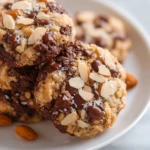 Chocolate Coconut Cookies with Almonds