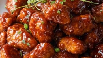 Savory BBQ Boneless Chicken Bites