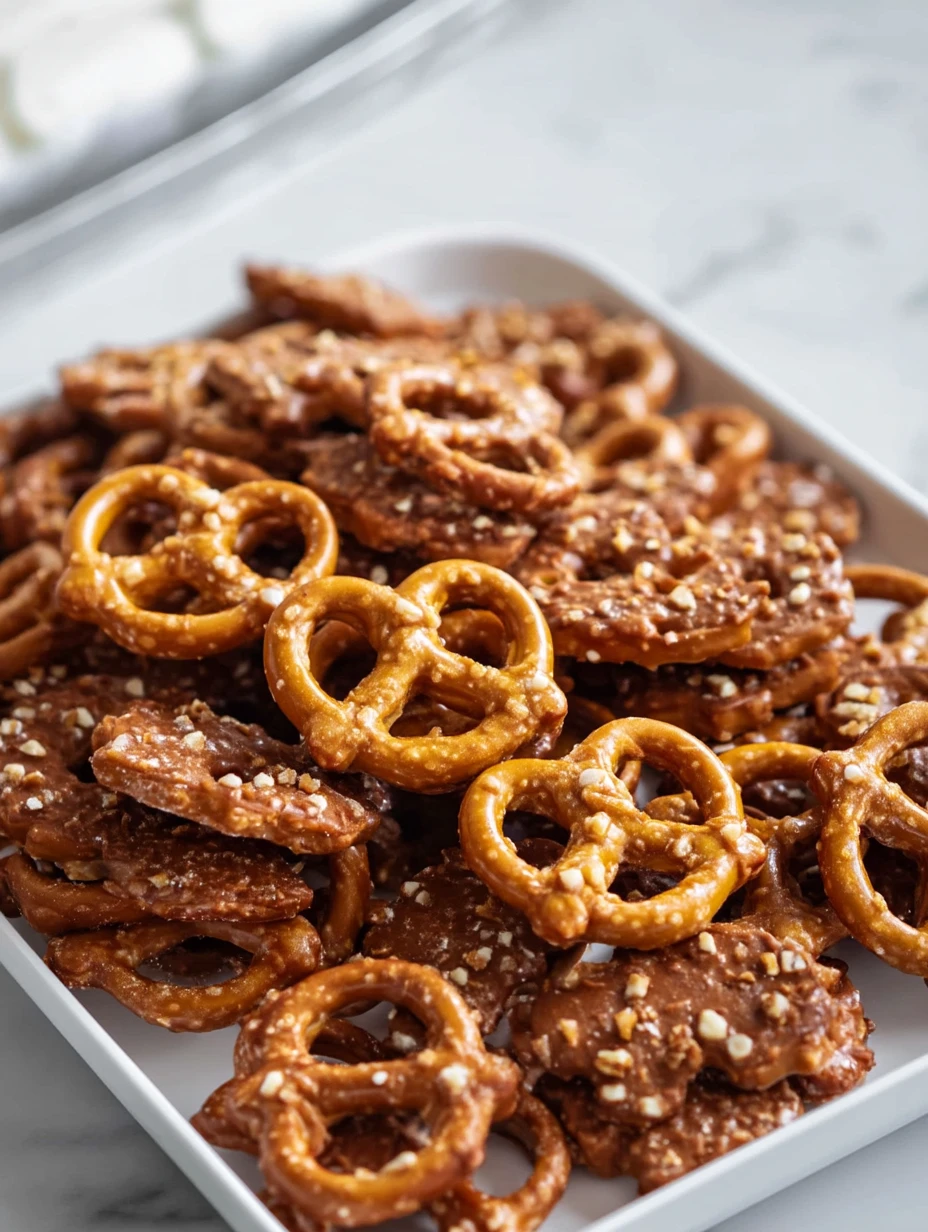 Butter Toffee Pretzels