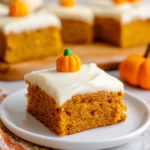 Pumpkin Bars with Cream Cheese Frosting