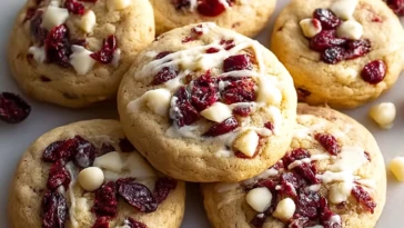 Sweet Cranberry Bliss Cookies