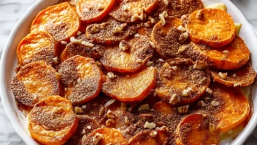 Cinnamon Scalloped Sweet Potatoes