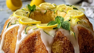 Lemon Zucchini Bundt Cake