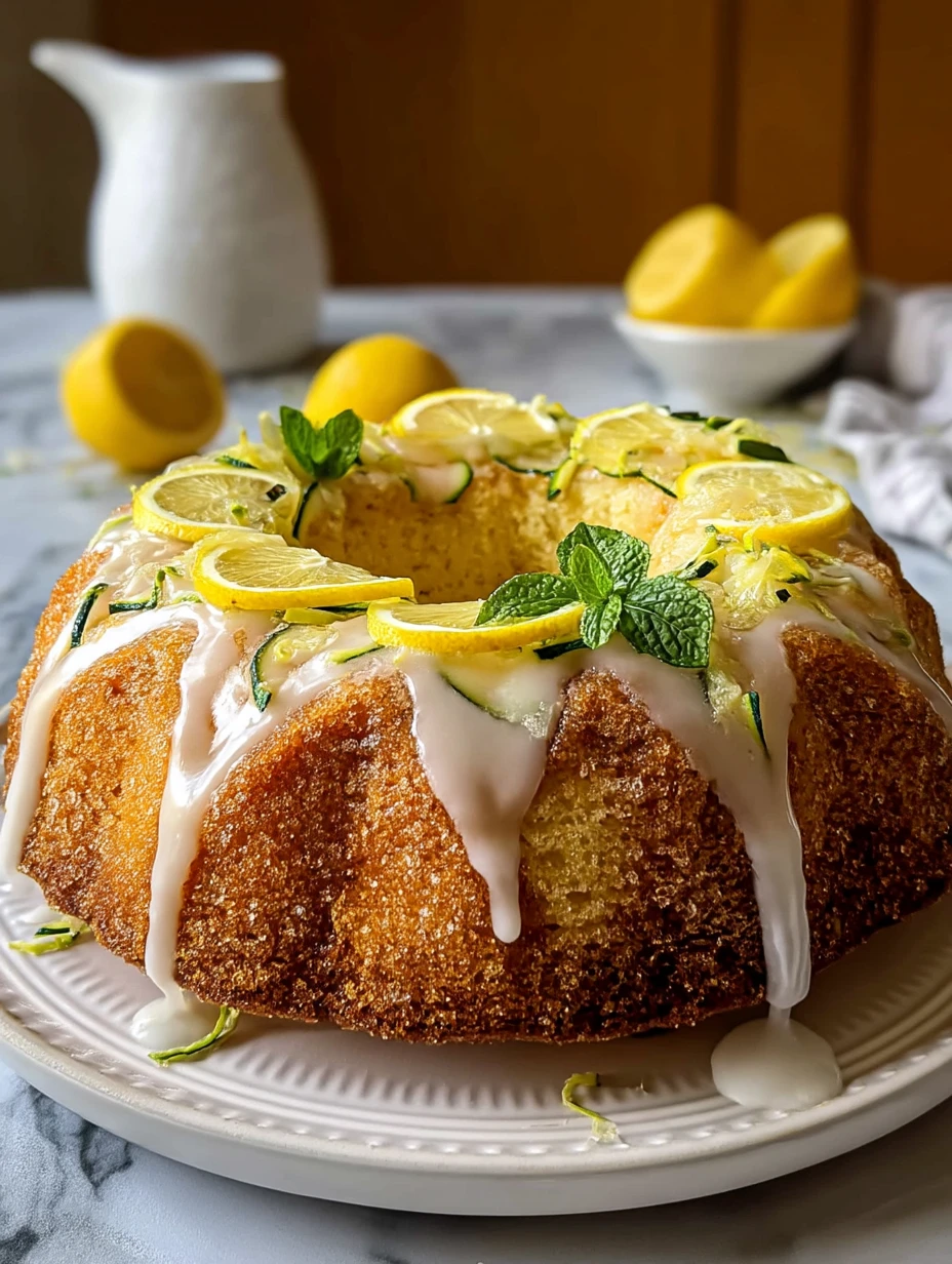 Lemon Zucchini Bundt Cake