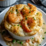 Shrimp and Lobster Biscuit Pot Pie