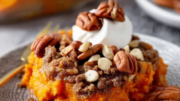 Rich Southern Sweet Potato Casserole