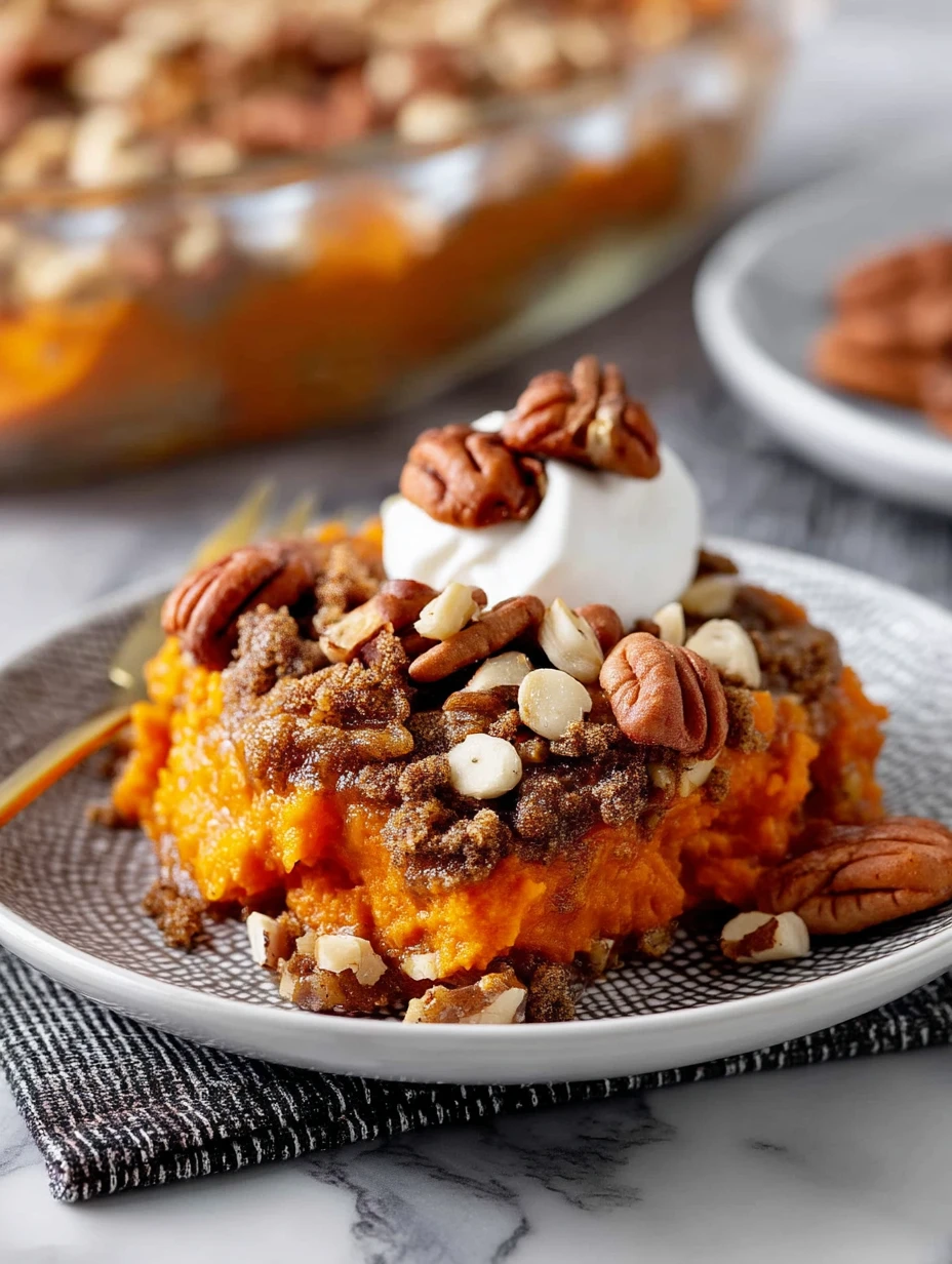 Rich Southern Sweet Potato Casserole