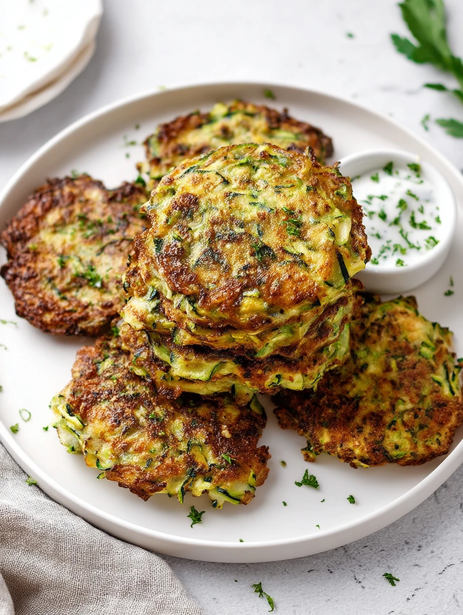 Healthy Zucchini Fritters