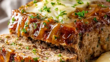 Irresistible French Onion Meatloaf