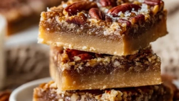 Simple Pecan Pie Bars