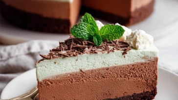 Mint Chocolate Mousse Cake