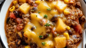 Slow Cooker Cowboy Casserole