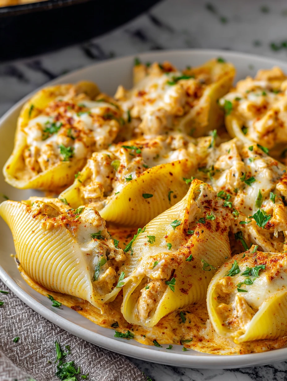 Creamy Cajun Chicken Stuffed Shells