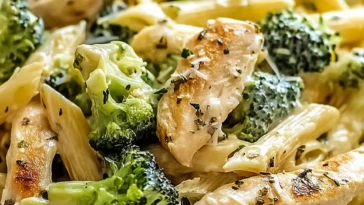 Creamy Broccoli and Chicken Penne