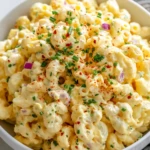 Creamy Deviled Egg Macaroni Salad