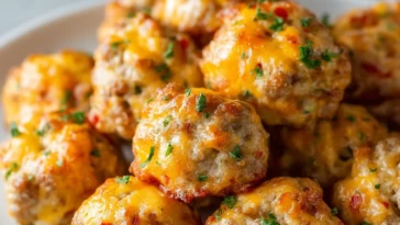 Rotel Cream Cheese Sausage Balls