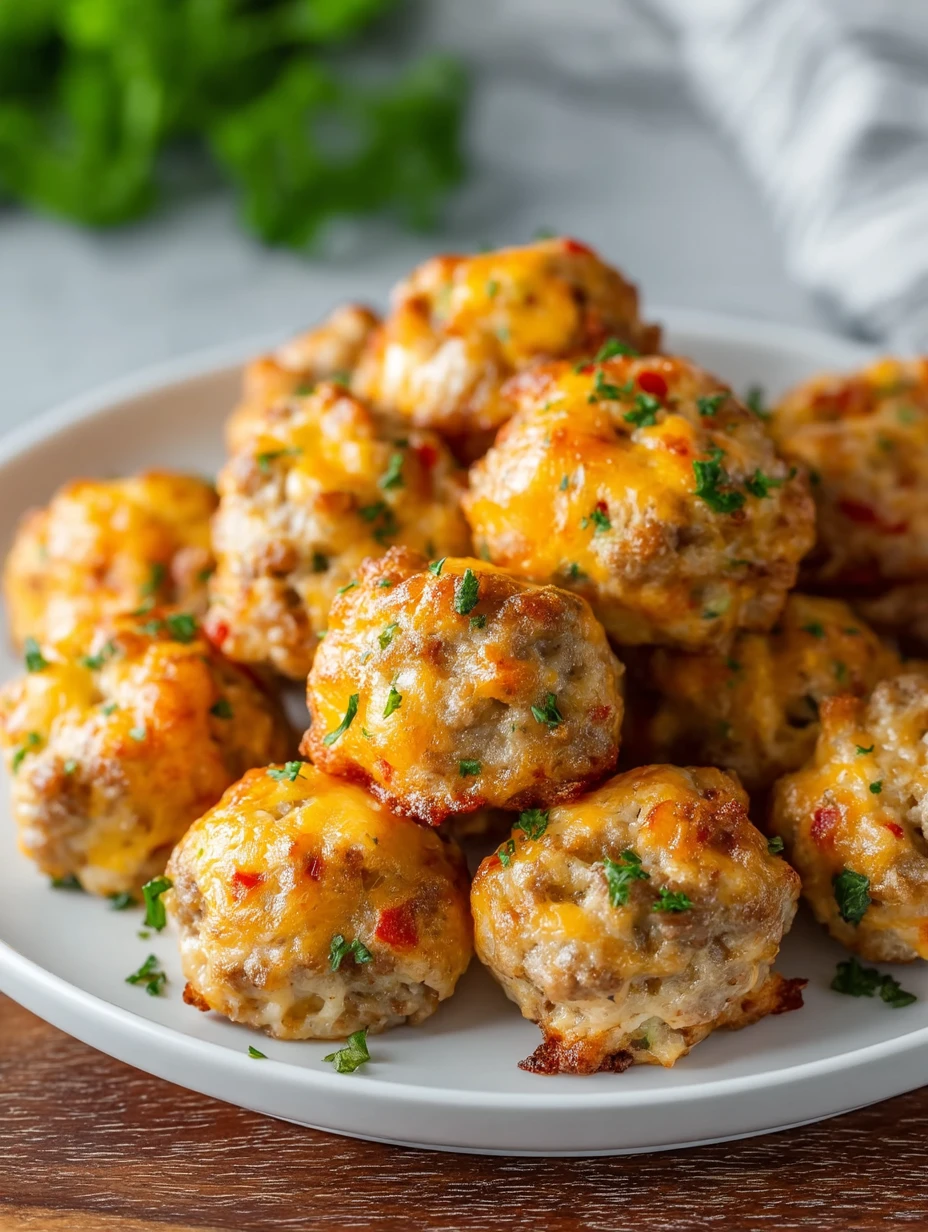 Rotel Cream Cheese Sausage Balls