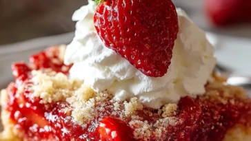 Ultimate Strawberry Cheesecake Dump Cake