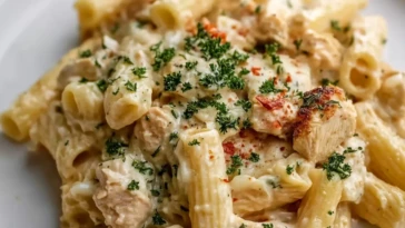 Chicken Rigatoni Alfredo