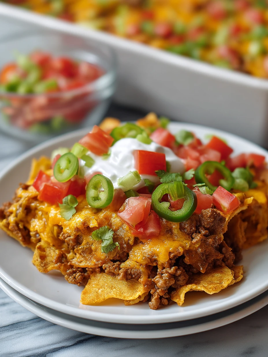 Walking Taco Casserole