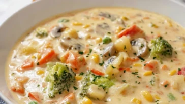 Pressure Cooker Copycat Dixie Stampede Creamy Vegetable