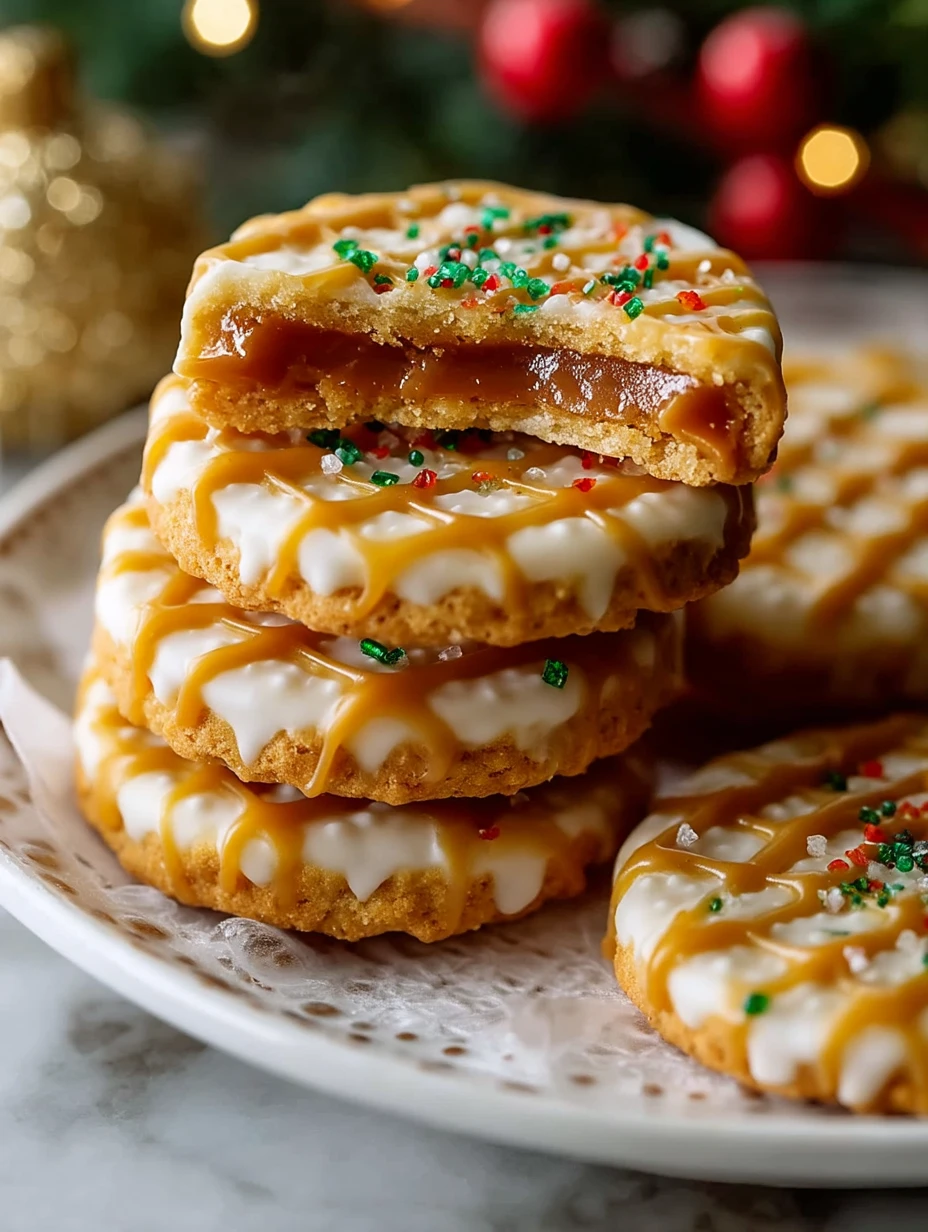 Irresistible Caramel Ritz Cracker Christmas Cookies