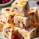 Easy Cranberry Orange Fudge