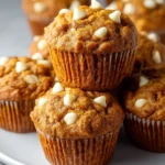 Moist Pumpkin White Chocolate Chip Muffins