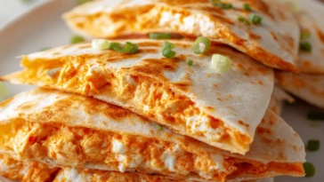 Buffalo Chicken Quesadillas