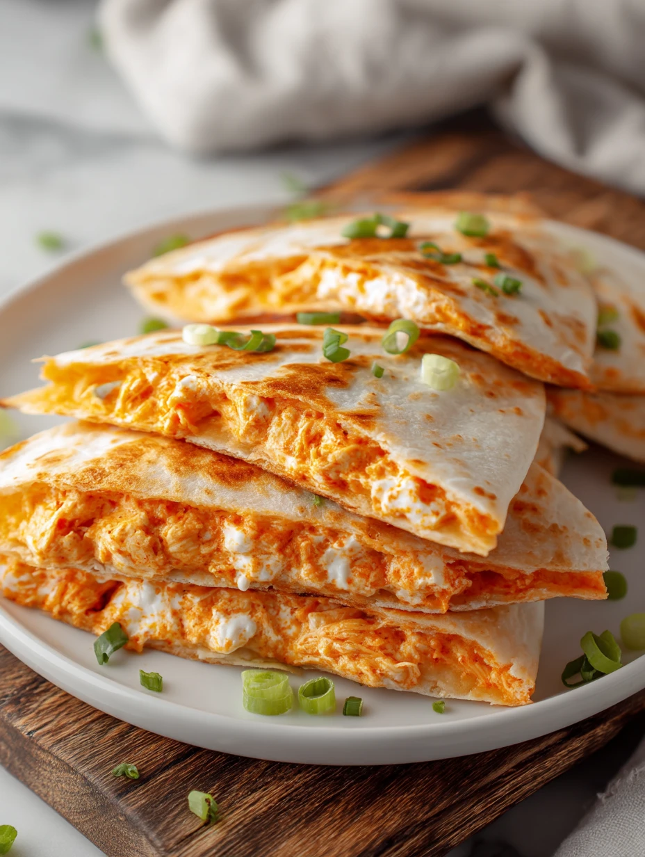 Buffalo Chicken Quesadillas