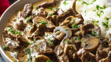 Authentic Classic Beef Stroganoff