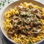Quick Instant Pot Beef Stroganoff